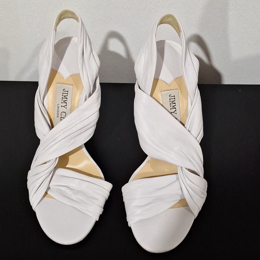Jimmy Choo White Heels